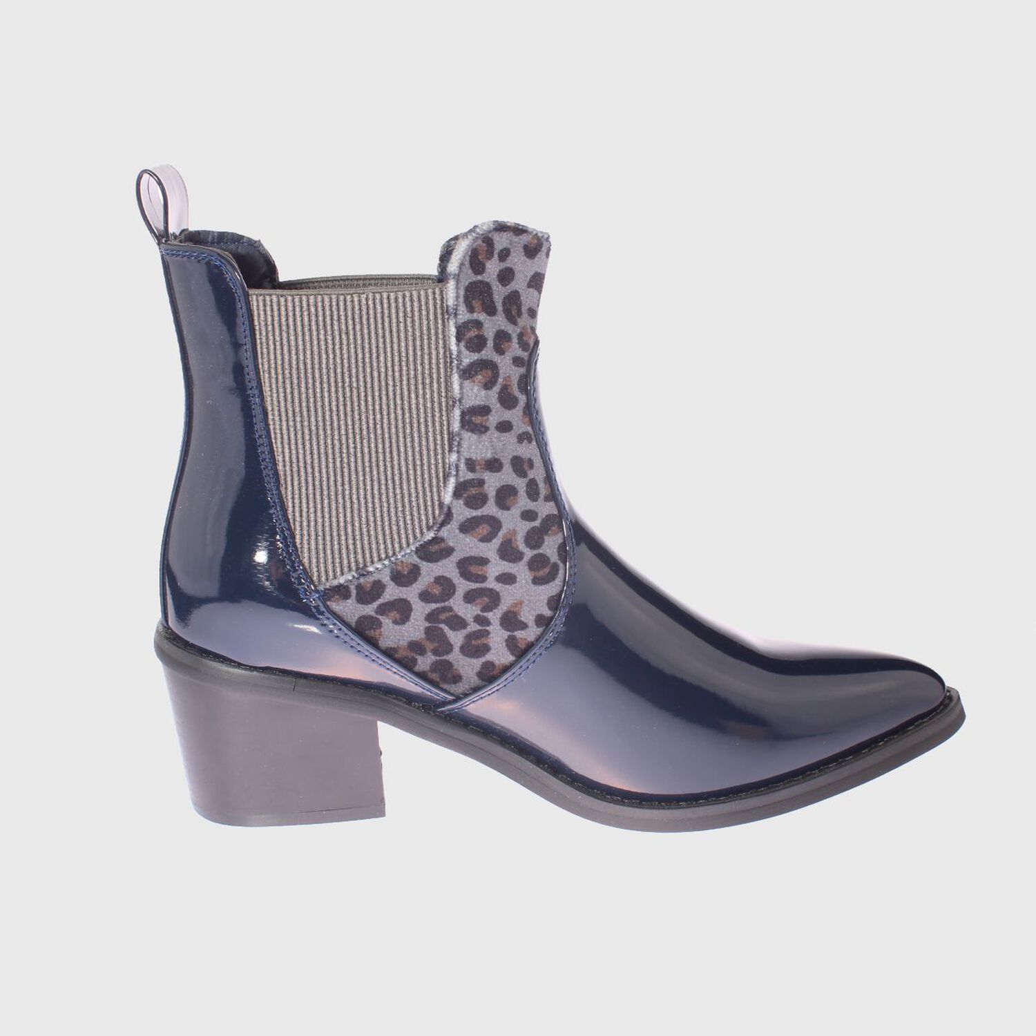 Bot&iacute;n Animal Print Navy V&iacute;a Franca Art. 52105b30421slnavy image number 3.0